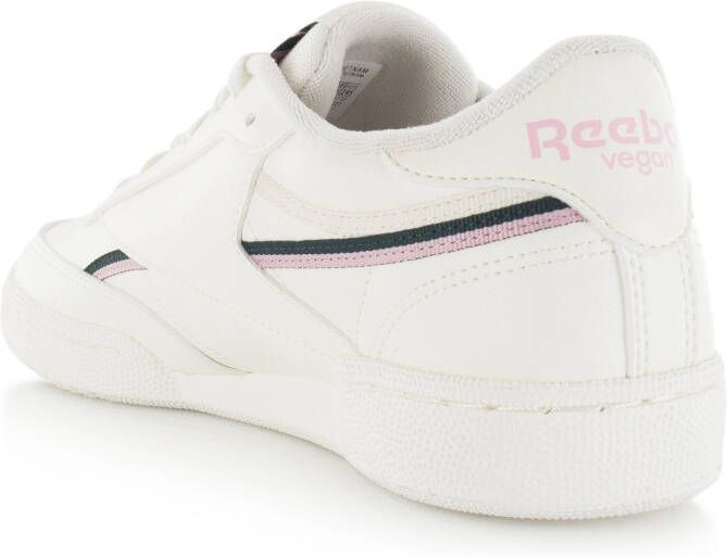 Reebok CLUB C 85 VEGAN Wit Leerlook Lage sneakers Dames