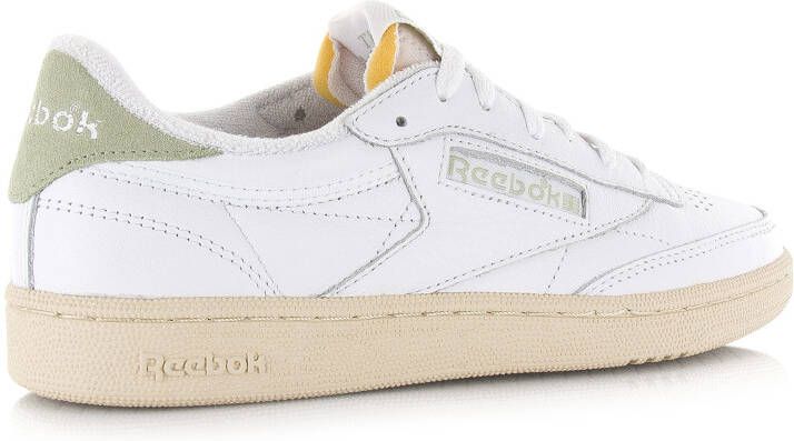 Reebok Club C 85 Vintage met groene details Wit Leer Lage sneakers Unisex - Foto 5