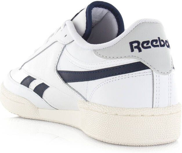 Reebok Club C Revenge met navy details Wit Leer Lage sneakers Unisex