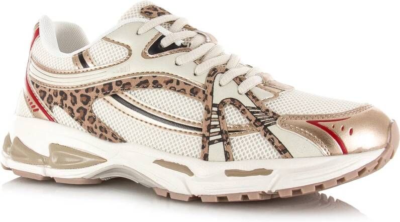S C Sneakers Run leopard Mesh Dames