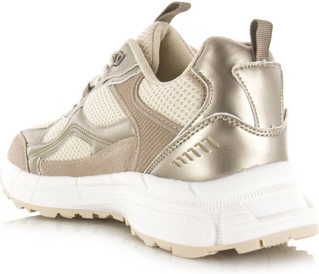 S C Sneakers Yano Cappuccino Mesh Dames