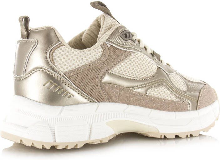 S C Sneakers Yano Cappuccino Mesh Dames