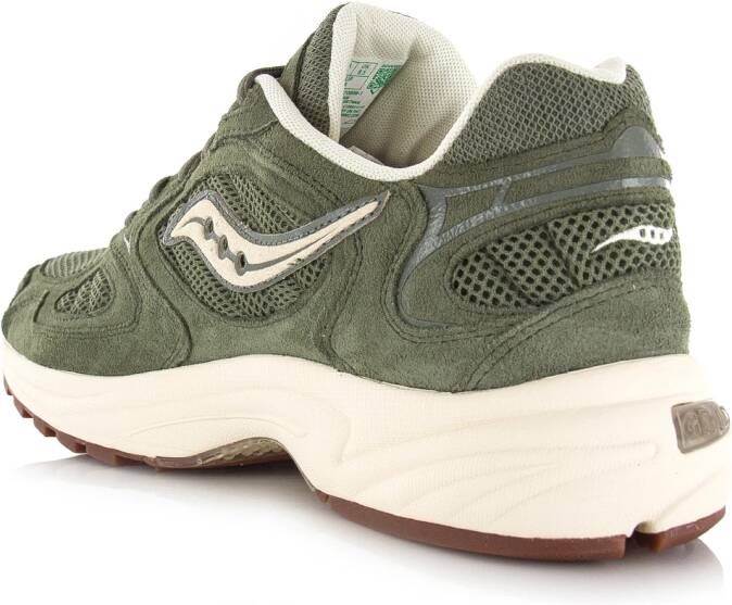 Saucony Grid Jazz 9 | olive off white Suede Unisex