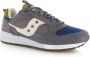 Saucony Unisex Leren en Textiele Sneakers Gray Heren - Thumbnail 5