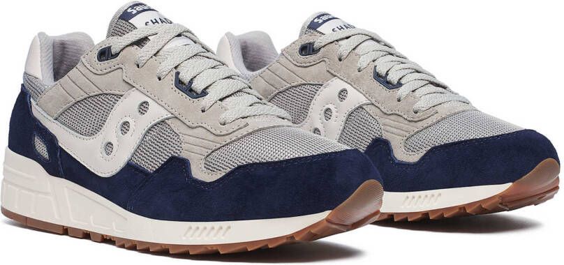 Saucony Shadow 5000 Shadow Navy Blauw Mesh Lage sneakers Unisex