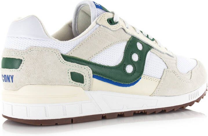 Saucony Shadow 5000 white green Wit Suede Lage sneakers Unisex