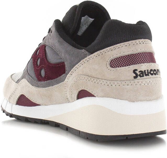 Saucony Shadow 6000 Beige Suede Lage sneakers Heren