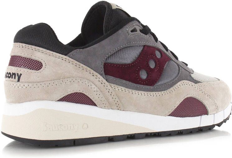 Saucony Shadow 6000 Beige Suede Lage sneakers Heren