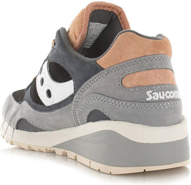 Saucony Shadow 6000 Grijs Nubuck Lage sneakers Dames