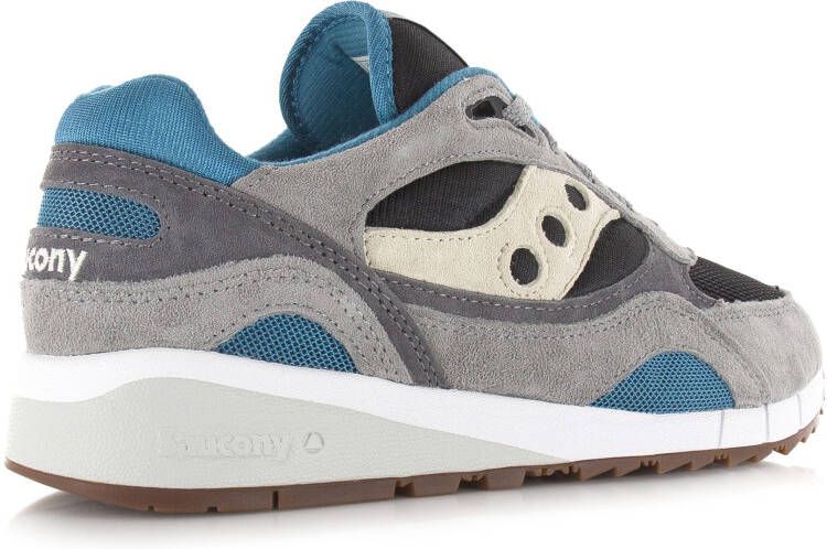 Saucony Shadow 6000 Zwart Suede Lage sneakers Heren