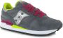 Saucony Retro Shadow Leren en Textiele Sneakers Gray Dames - Thumbnail 5