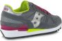 Saucony Retro Shadow Leren en Textiele Sneakers Gray Dames - Thumbnail 7
