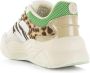 SCOTCH & SODA Celest Green Animal Chunky Wit Mesh Lage sneakers Dames - Thumbnail 12