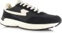 S.w.c. Stepney Workers Club Suede Mix Strike Modello Sneakers Black - Thumbnail 8