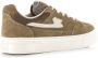 Stepney Workers Club S.W.C Pearl S-Strike Geo-Merged brown Suede Unisex - Thumbnail 5