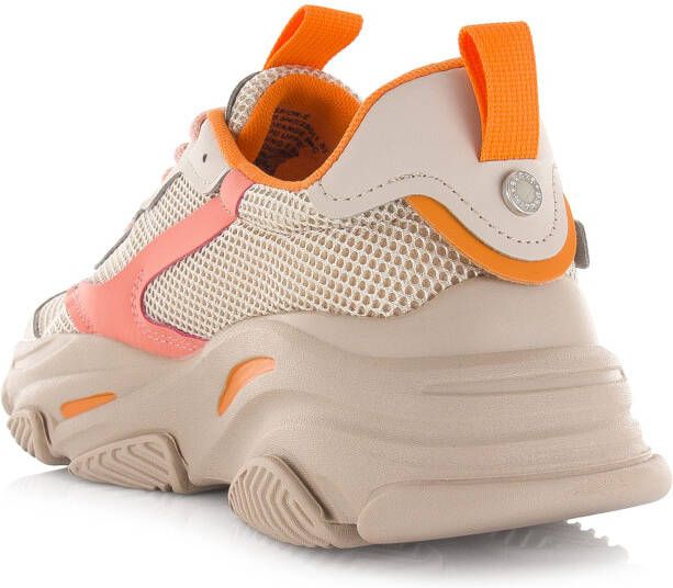 STEVE MADDEN Possession-E greige orange Beige Textiel Lage sneakers Dames