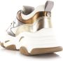 STEVE MADDEN Progressive pewter gold Grijs Mesh Lage sneakers Dames - Thumbnail 8
