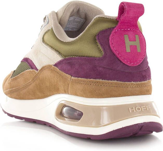 The HOFF Brand Pudong Bruin Suede Lage sneakers Dames