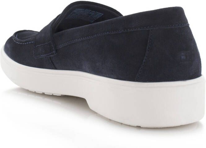 TOMMY HILFIGER Trendy lightweigt suede loafer Blauw Suede Loafers Heren