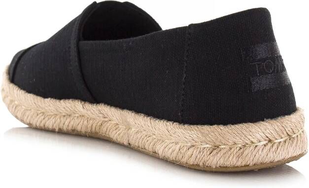 TOMS Alpargata Rope 2.0 | Black Katoen Dames