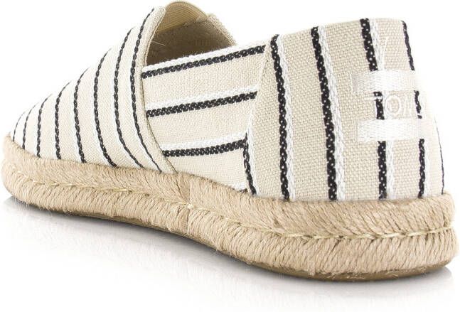 TOMS Alpargata Rope 2.0 | Fog Woven Stripes Beige Textiel Espadrilles Unisex