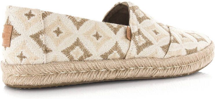 TOMS Alpargata Rope 2.0 | Geo Naturel Beige Textiel Espadrilles Dames