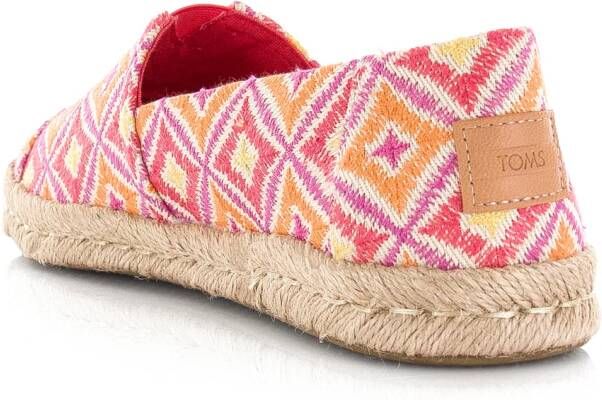 TOMS Alpargata Rope 2.0 | Geo Pink Textiel Dames