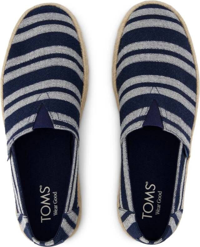 TOMS Alpargata Rope 2.0 navy Textiel Heren