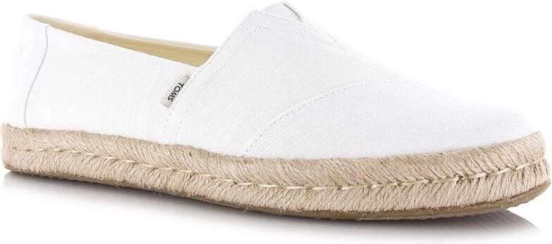 TOMS Alpargata Rope 2.0 | White Wit Katoen Espadrilles Dames