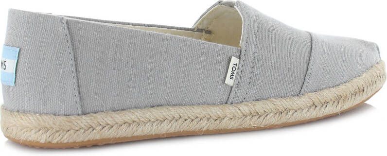 TOMS Alpargata rope Grijs Katoen Espadrilles Dames