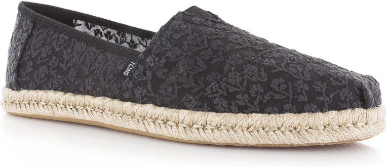 TOMS Alpargata rope Zwart Nylon Espadrilles Dames