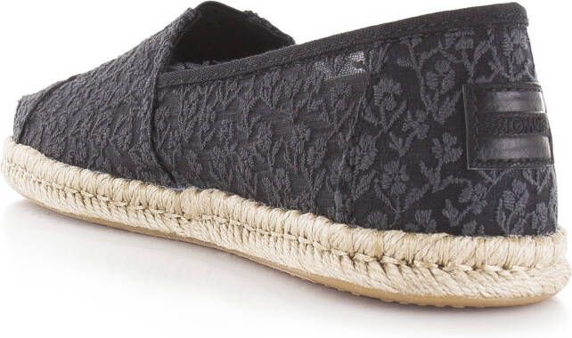 TOMS Alpargata rope Zwart Nylon Espadrilles Dames