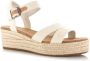 TOMS Audrey naturel | linnen sleehak sandalen Beige Textiel Sandalen met hak Dames - Thumbnail 14