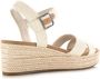 TOMS Audrey naturel | linnen sleehak sandalen Beige Textiel Sandalen met hak Dames - Thumbnail 14