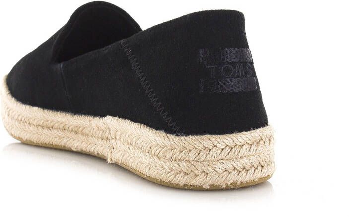 TOMS Carolina black flatform Suede Dames
