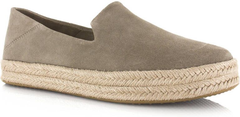 TOMS Carolina slip ons van suède Suede Dames