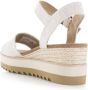 TOMS Diana Beige Textiel Plateau sandalen Dames - Thumbnail 6