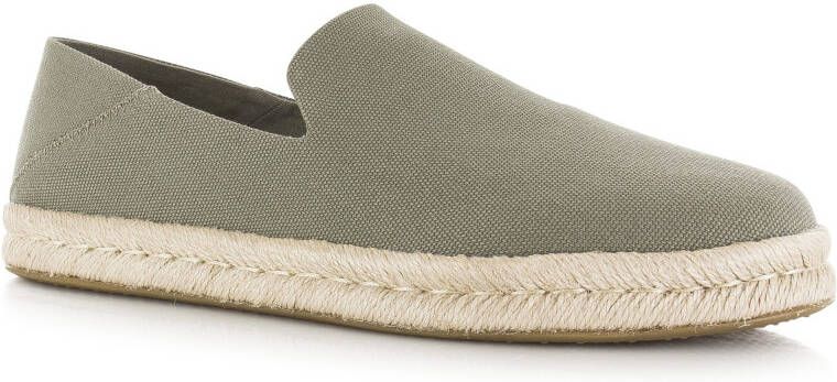 TOMS Santiago grey Grijs Katoen Espadrilles Heren