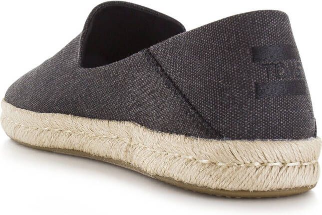 TOMS Santiago espadrille zwart