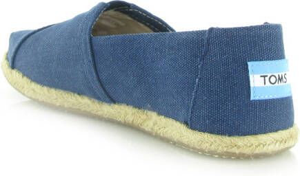 TOMS Seasonal classic Blauw Canvas Espadrilles Dames