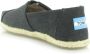 TOMS Alpargata Canvas Zwart Washed Sandaal Dames Zwart - Thumbnail 9