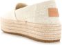 TOMS Valencia | Espadrilles met plateauzool Beige Textiel Espadrilles Dames - Thumbnail 12