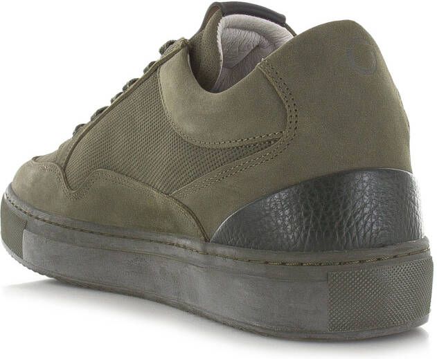 TOZEN Katashi 2 Mono Mosu Groen Nubuck Lage sneakers Heren