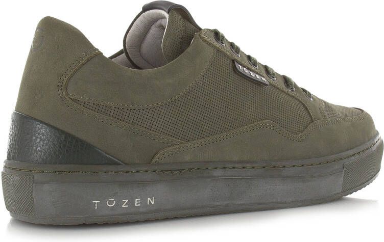 TOZEN Katashi 2 Mono Mosu Groen Nubuck Lage sneakers Heren