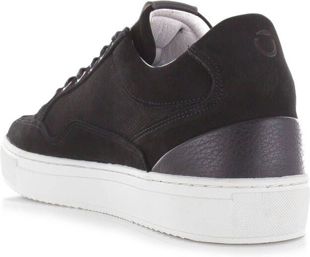 TOZEN Katashi 2 Yoru Black Zwart Nubuck Lage sneakers Heren