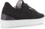 TOZEN Katashi 2 Yoru Black Zwart Nubuck Lage sneakers Heren - Thumbnail 8