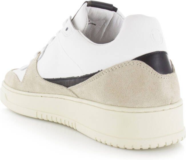 TOZEN Retoro Wit Leer Lage sneakers Heren