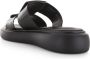 Vagabond Blenda Zwart Leer Platte sandalen Dames - Thumbnail 9