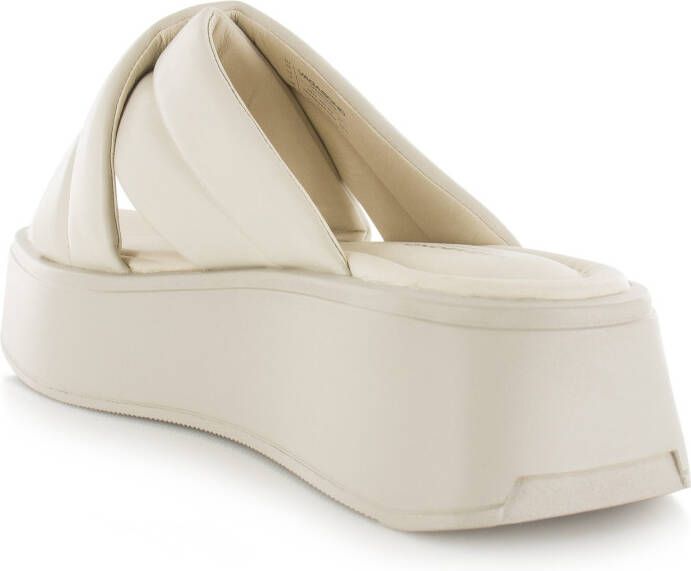 Vagabond Courtney Gebroken wit Leer Plateau sandalen Dames