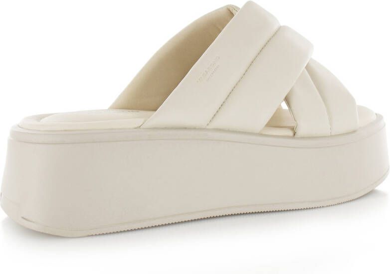 Vagabond Courtney Gebroken wit Leer Plateau sandalen Dames